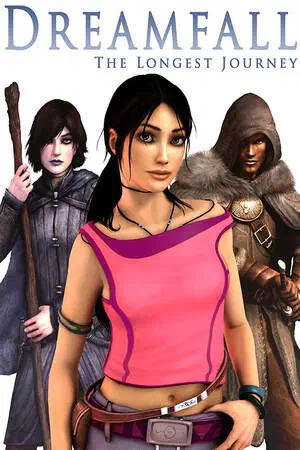 The disc cover for Dreamfall: The Longest Journey 2006.